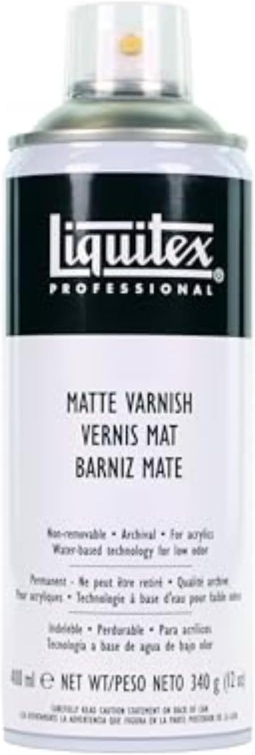 Liquitex Professional Matte Spray Varnish 400ml Artist Acrylic Art Protection