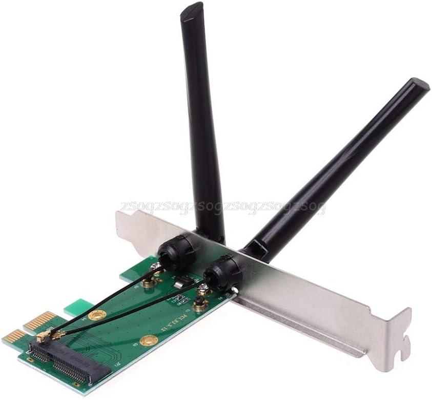 Wireless Network Card Wifi Mini Pci E Express To Pci E Adapter 2 Antenna External Pc N27 Johnnybui Network Cards Avenueeventgroup Com