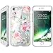 iPhone 6 case,iPhone 6s Case with Flowers, LUOLNH Slim Clear Chrome Gold Floral Pattern Soft Flexible TPU Back Cover Case for Apple iPhone 6/6s [4.7 inch] -G
