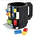 La Tartelette Build-On Brick Coffee Mug (Black) - 12 oz
