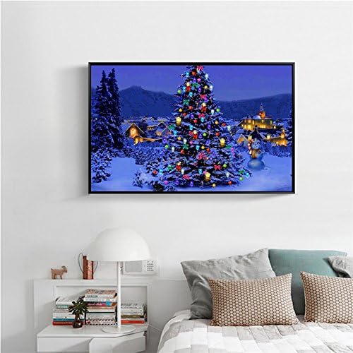 Thiningstars 5D Christmas Gift Diamond Painting Rhinestone Drawing Embroidery Cross Stitch Kit DIY Home Decoration (D)