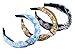 STHUAHE Pack of 3 Women Girls Handmade Lovely Style Cloth Cross Knot Hair Hoop Hairband Headband Headwear Hair Accessories by Beauty Hair (3 color)
