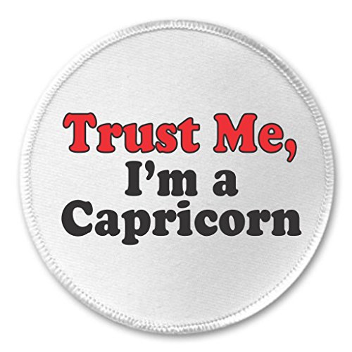 A&T Designs Trust Me I'm a Capricorn 3" Sew On Patch Zodiac Horoscope Sign