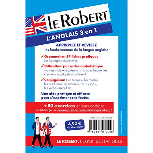 Amazon Fr Le Robert L Anglais 3 En 1 Grammaire Difficultes Conjugaison Collectif Livres
