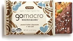 Peanut Butter Chocolate + Sea Salt MacroSquare - Single Bar