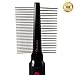 Shed Ninja Dog and Cat Comb Double Sided with Stainless Steel Teeth Anti Shedding Brush, Grooming Tool for Both Large and Small Pets