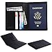 Hoobest RFID Passport Holder,Leather RFID Blocking Passport Wallet Case Cover Holder