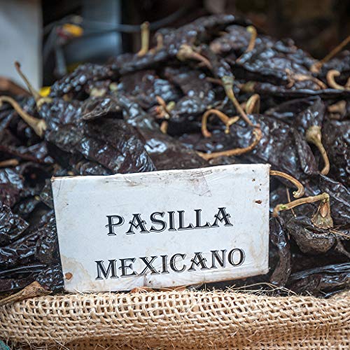 8oz Pasilla Chiles Dried, Whole Dried Chile Seco Mexican Peppers, Versatile Mexican Ingredients