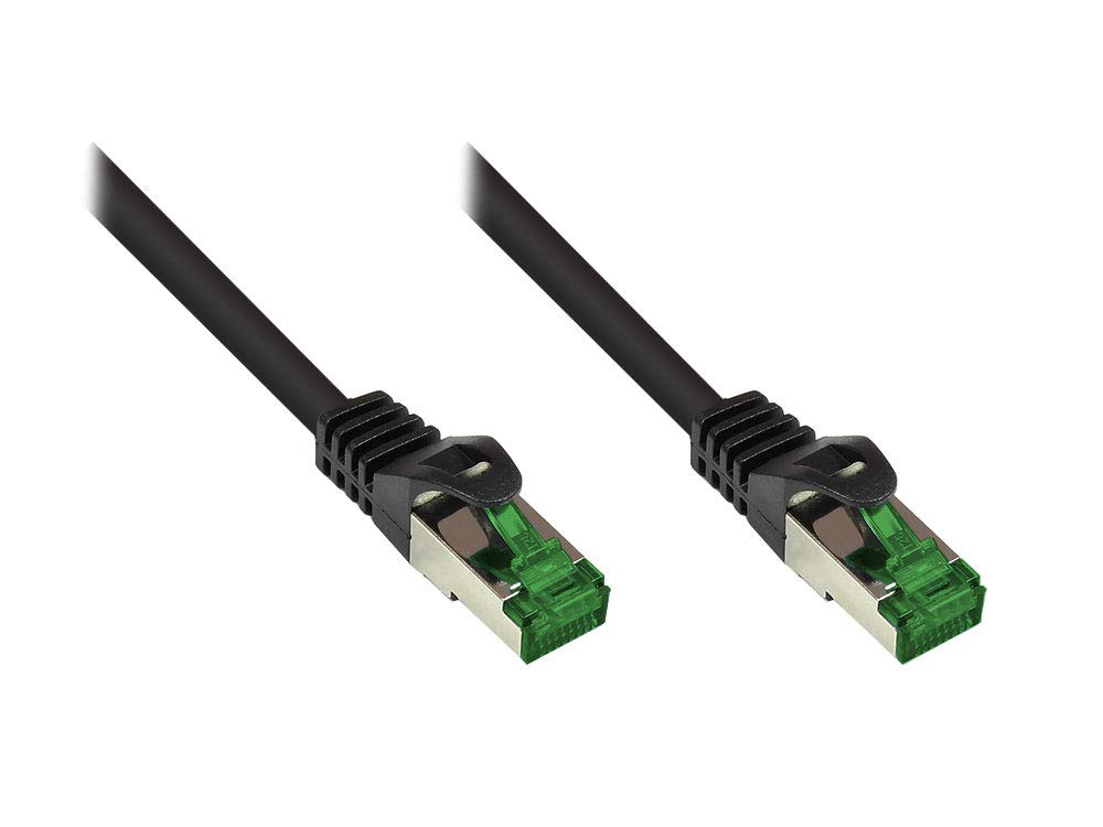 Kabelmeister SO-37322 OUTDOOR CAT.6A Patch Cable with Snagless Protection, 20 m, IP66, S/FTP, PiMF, 500 MHz, Copper Black