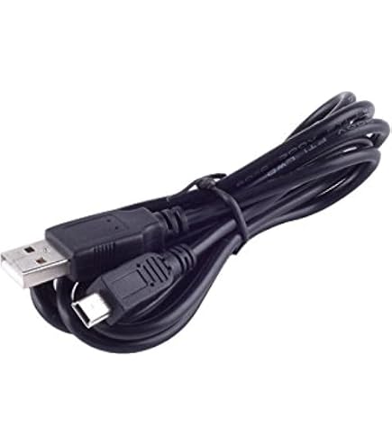 Vhbw Cavo Di Ricarica USB Per Garmin Nüvi 55/56/65/2559/2569/2599 – Mini-USB A USB-A, Lunghezza 100 Cm, Nero