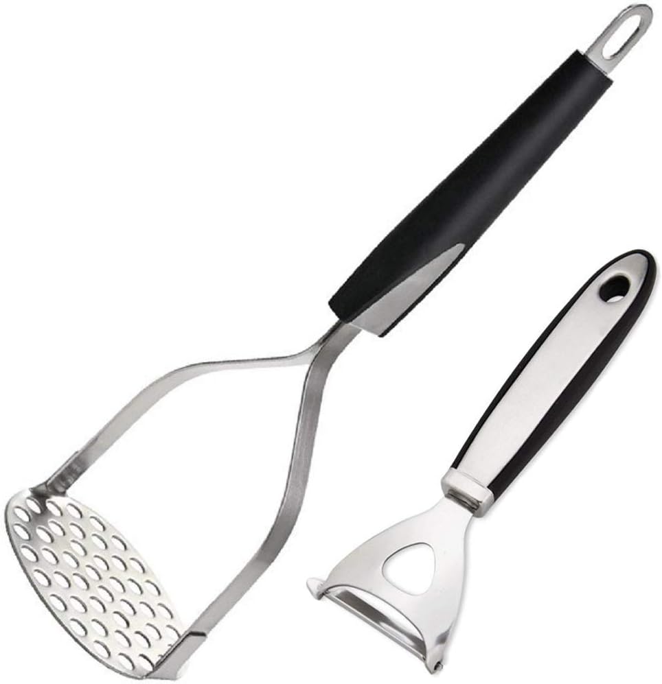 NILICAN Potato Crusher Potato Ricers Mashed potato masher Heavy Duty