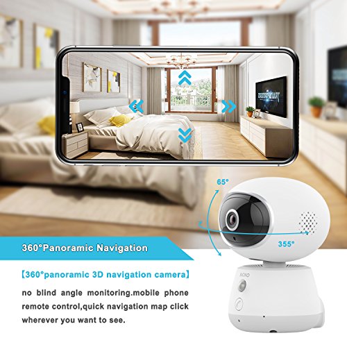 Pet Monitor Camera, Bioxo 1080P HD 2.4G Wireless IP Camera, Night