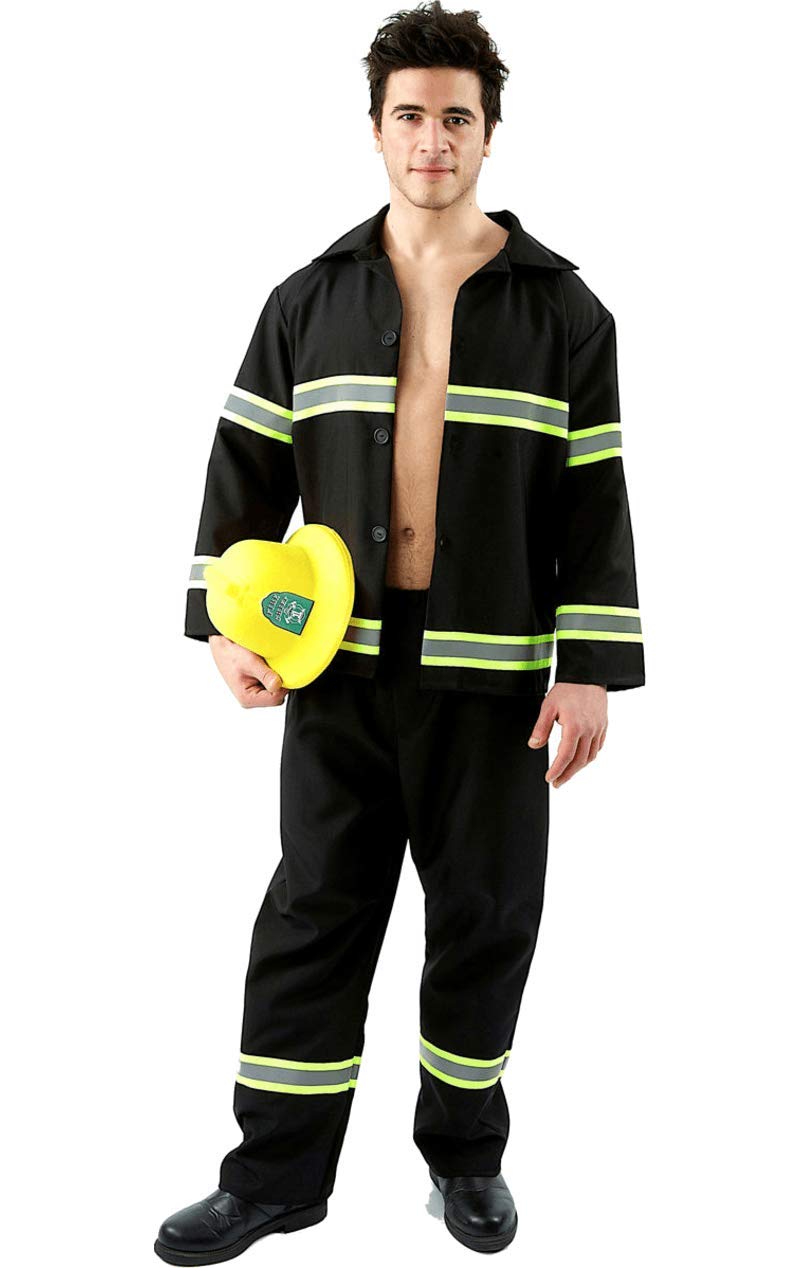 ORION COSTUMES Men's Fireman Stag Do Fire Fighter Uniform Funny Fancy Dress Costume