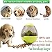 smartelf Dog Treat Dispenser Ball Toy,Pet Food Ball Puzzle Interactive Treat Ball for Dogs & Cats Small Medium Large Dogs Bowl Feeding,Increases IQ and MENTAL Stimulation(Green)