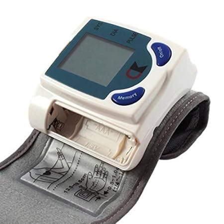 Amazon.com: 1x Digital Lcd Wrist Cuff Arm Blood Pressure Monitor Heart Beat Meter Lcd Display Machine: Health & Personal Care