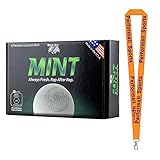 East Coast Dyes Bundle: (6-Pack) Mint Lacrosse Ball NOCSAE/SEI White Six Pack 6-Balls with 1 Performall Lanyard Mint-White-6P