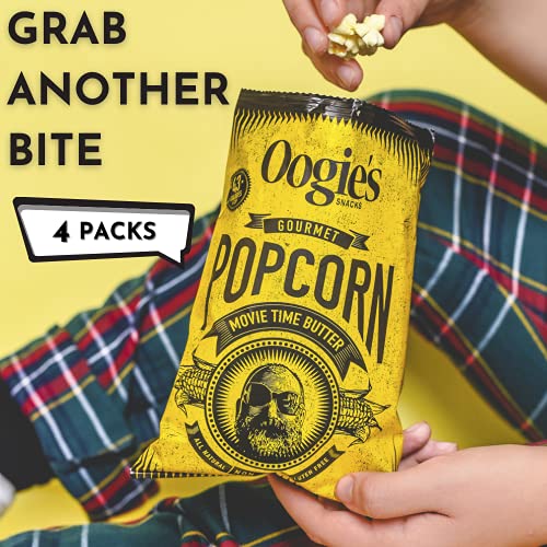 Oogie’s Gourmet Popcorn Movie Time Butter Flavor Individual Buttery