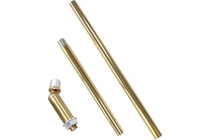 BOKT Downrod Extension Lamp Stem Pendant Light Extension Rod With Threaded Tube, Sloped Ceiling Adapter Kits for Ceiling Pendant Light, Suitable for Vaulted or Angled Ceilings (EP Gold)