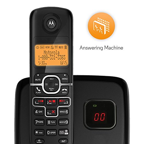 Motorola DECT 6.0 Enhanced Cordless Phone with 2 Handsets and Digital Answering System L702M