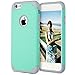 iPhone 6s plus Case,iPhone 6 plus Case,by Ailun,Soft Interior Silicone Bumper&Hard Shell PC Back,Shock-Absorption&Skid-proof,Anti-Scratch Hybrid Dual-Layer Cover[Mint Green]