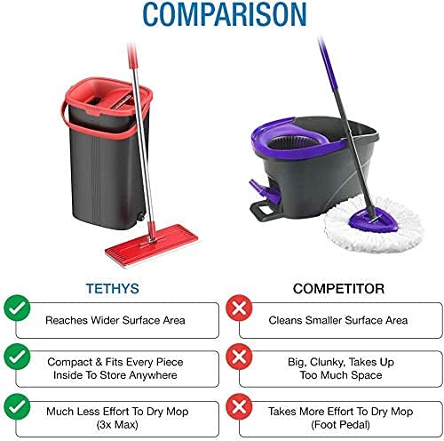 tethys flat floor mop