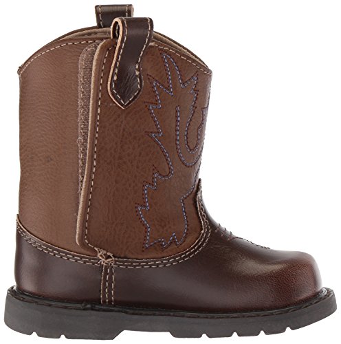 Baby Deer Baby 006911R Western Boot, Brown, 4 Medium US Toddler