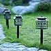 Twinkle Star LED Solar Pathway Lights Outdoor Solar Landscape Lights Weather-Resistant Solar Lights (4 Pack)