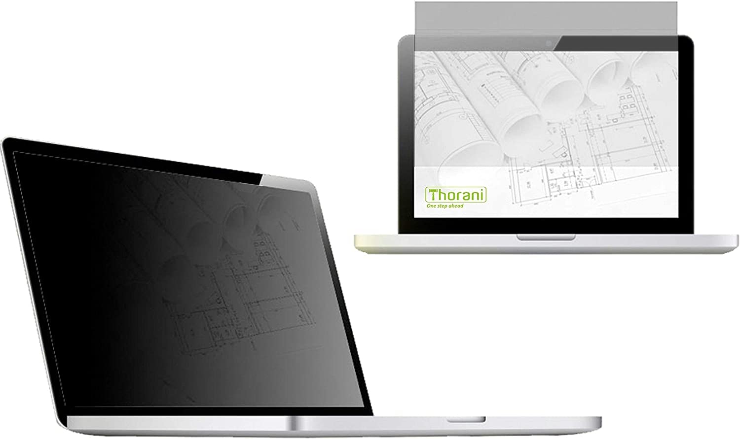 Thorani Premium Privacy Screen Protector Protects Your Display - Widescreen (Adhesive Pads/Retaining Tab, 10.1 [223 * 126Mm], 16:9)
