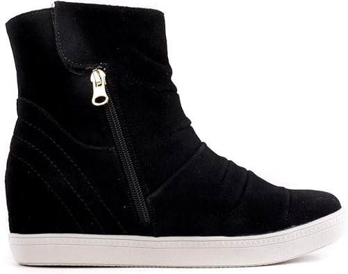 tênis vizzano salto embutido preto