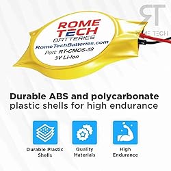 Rome Tech CR2016 CMOS BIOS Battery for HP ProBook