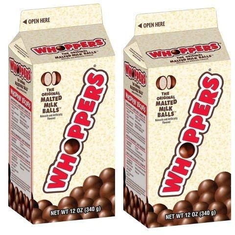 Whoppers Malted Milk Balls, 12 oz Cartons (Pack of 8)
