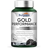 Quientum Gold Performance Capsulas – Daily Energy & Endurance Support Supplement | Boost Motivation & Confidence | 60 Capsules