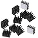 Easycargo 30 pcs Raspberry Pi Heatsink Kit Aluminum + Copper + 3M 8810 thermal conductive adhesive tape for cooling cooler Raspberry Pi 3 B+, Pi 3 B, Pi 2, Pi Model B+ (30 pcs)