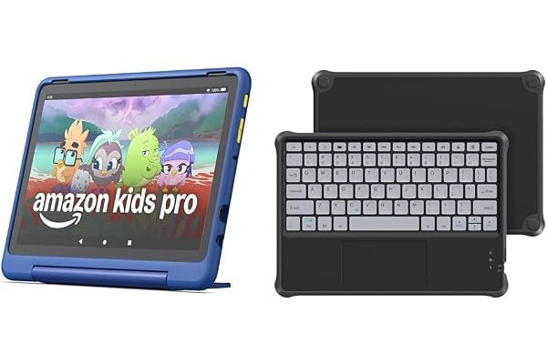 Fire HD 10 Kids Pro Tablet (32GB, Nebula) + Kids Keyboard