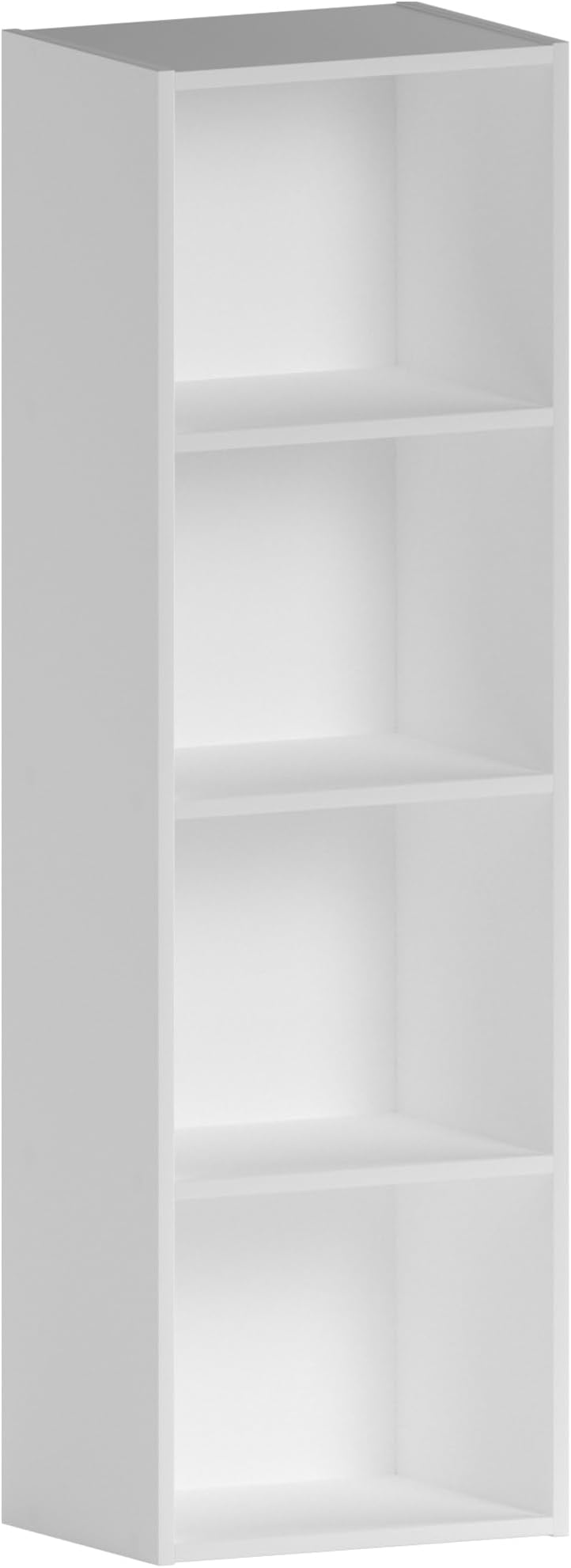 Vida Designs Oxford 4 Tier Cube Bookcase White Wooden Shelving Storage Unit