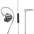 FiiO/JadeAudio JD1 High Performance Dynamic Driver HiFi Bass Stereo in Ear Monitor Headphones Sport Gaming Earbuds with Mic (Black)
