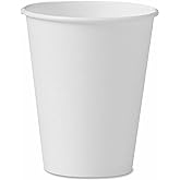 Solo 378W-2050 8 oz White SSP Paper Hot Cup (Case of 1000)