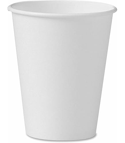 Amazon.com: SOLO 376W Single-Sided Poly Paper Hot Cups, 6oz, White