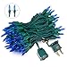 zerproc Blue Christmas Lights, 33ft 100 LED String Lights, 120V UL Certified Xmas Tree Lights for Christmas, Patio, Home, Party, Holiday, Garden, Indoor and Outdoor Decoration