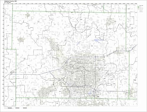 Greene County Mo Map Greene County, Missouri Mo Zip Code Map Not Laminated: Amazon.com: Office  Products