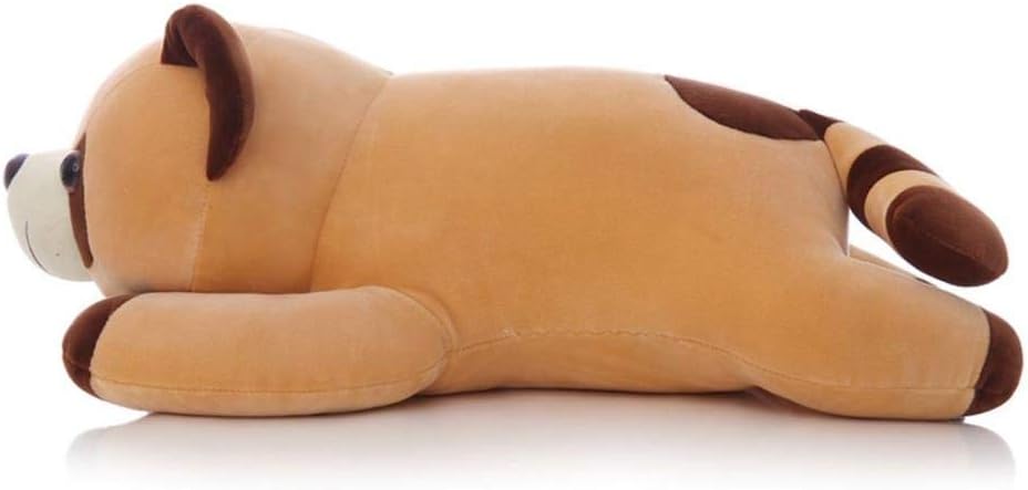 Amazon ぬいぐるみ 可愛いアライグマ しばけん 動物ぬいぐるみ人形 子供 女性 お誕生日プレゼント 入学祝い 抱き枕 お人形 おもちゃ ブラウン 80cm ぬいぐるみ おもちゃ
