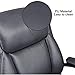 Mysuntown Executive Office Chair, PU Leather Swivel Managerial Task Chair, Ergonomic High Back Home Office & Desk Chair with Lumbar Support(260lb)