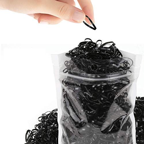 輪ゴム 約500本入50g 折径26mm弾性バンド 子供 髪のゴムバンド髪型 シリコンブラック アゴム 小さい黑 ポリウレタン 市販
