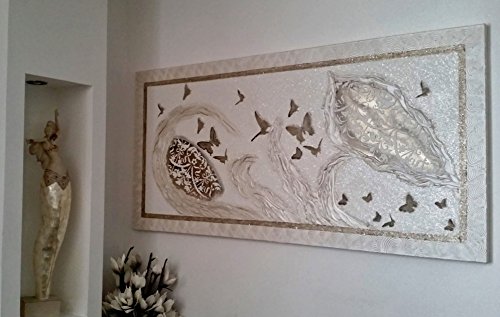 Original Abstract Oil Painting Metallic Bronze Pearl Butterfly On Tree Modern Artwork Extra Large Painting On Canvas House Decor Wall Art Buy Online In Aruba At Aruba Desertcart Com Productid 42255467