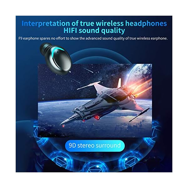 Bluetooth-50-Wireless-Headphones-TWS-Wireless-Earphones-50Hrs-Playtime-IP6-Waterproof-True-Wireless-Earbuds-Smart-Touch-Control-LED-Display Bluetooth 5.0 Wireless Headphones, TWS Wireless Earphones 50Hrs Playtime IP6 Waterproof True Wireless Earbuds, Smart…