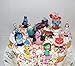 Movie Figure Set Cake Toppers/Cupcake Party Favor Decorations Large Set of 12 with the 5 Emotions, Bing Bong, Rainbow Unicorn, 2 Vehicles and Special Collectible Figure