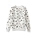 CHAIRAY Cartoon Game Neko Atsume Cute Cat Sweater Cotton Polyester Unisex Sweatshirt XL White