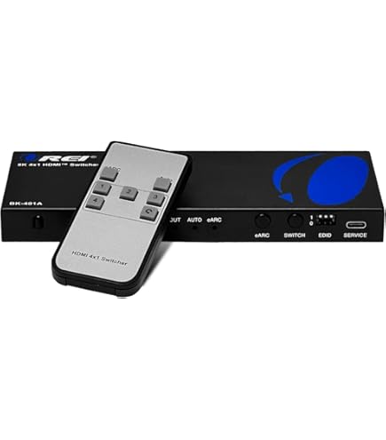 Amazon.com: Monoprice 4K HDMI Switch, 4x1, HDR, 18G, 4K@60Hz