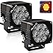 RUN-D Amber Cube Led Driving Lights 3 inch Off Road Lights (Amber LED) - 1 Pair