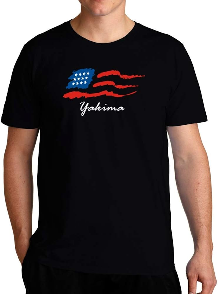 Eddany Yakima USA Flag TShirt Clothing